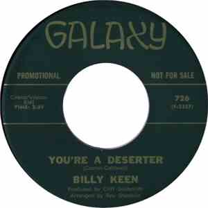 Billy Keen - You're A Deserter / I Finally Got Wise download free