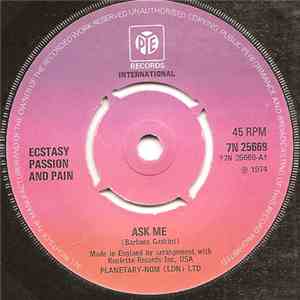 Ecstasy Passion And Pain - Ask Me download free