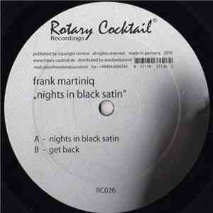 Frank Martiniq - Nights In Black Satin download free