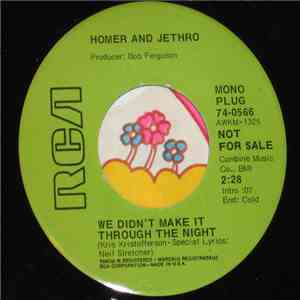 Homer And Jethro - We Didn't Make It Through The Night download free