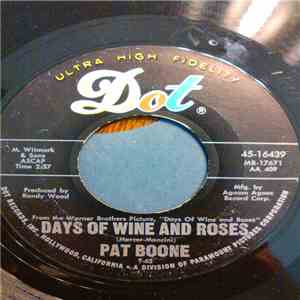 Pat Boone - Days Of Wine And Roses / Meditation download free