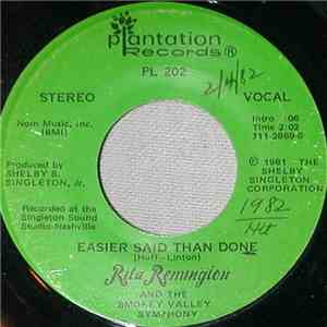 Rita Remington - Easier Said Than Done / Don't We Belong In Love download free
